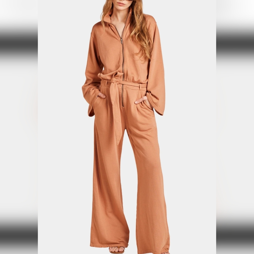 Bobi Los Angeles Zip Front Jumpsuit sz XS - Picture 3 of 8